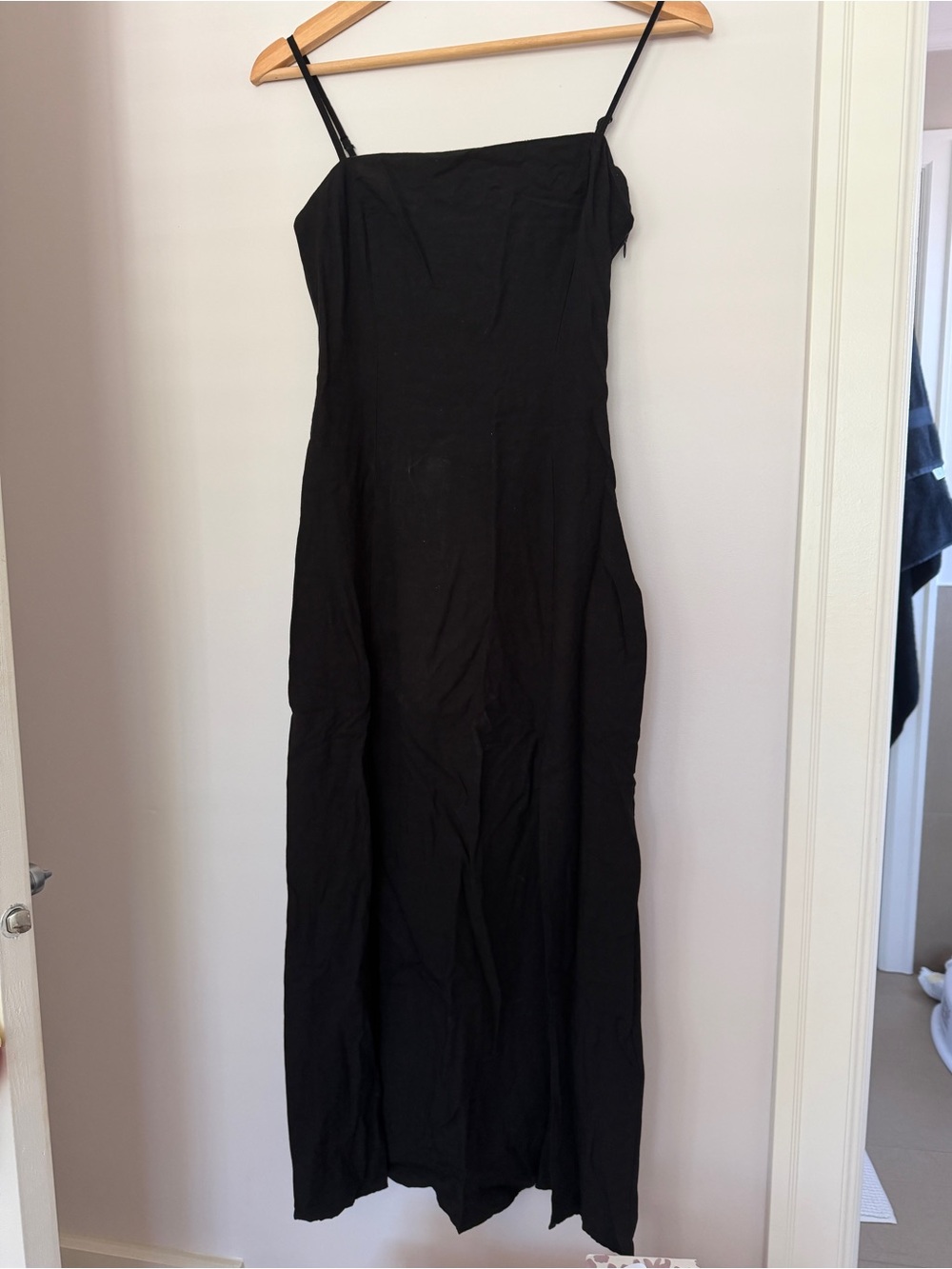 Dynamite Black Spaghetti-Strap Maxi Dress XS